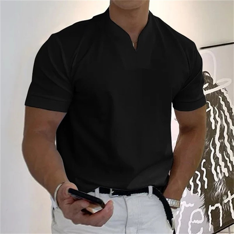 Charles | Short Sleeves V-Neck Shirt