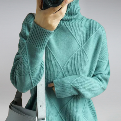 Maisie | Cashmere turtleneck sweater