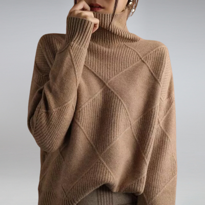 Maisie | Cashmere turtleneck sweater