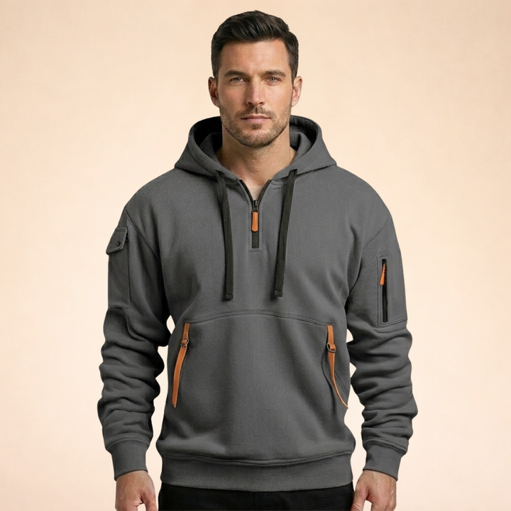 Daniel | Comfortable & Breathable Half-Zip Hoodie