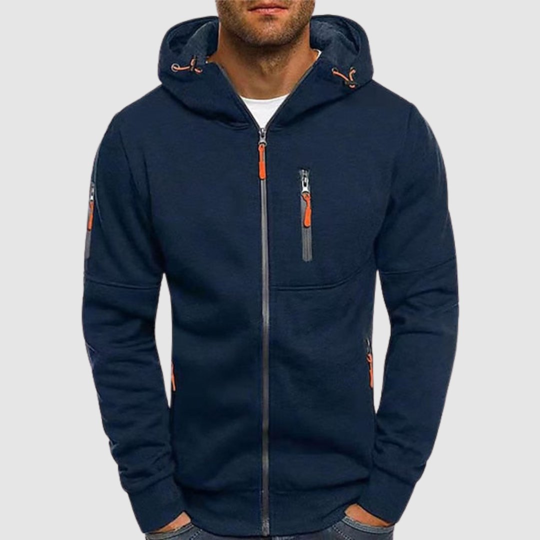 James | Hooded Zip Up Jacket