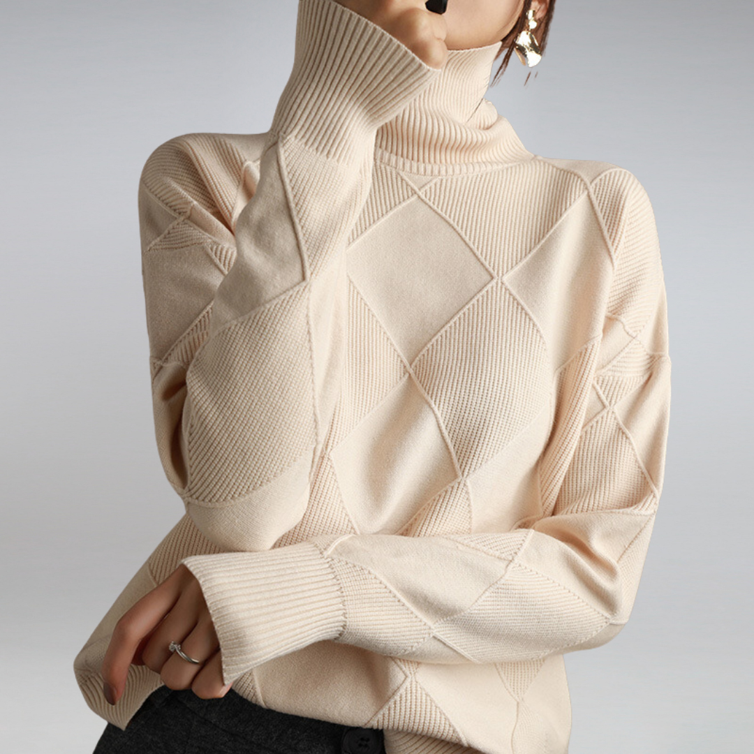 Maisie | Cashmere turtleneck sweater