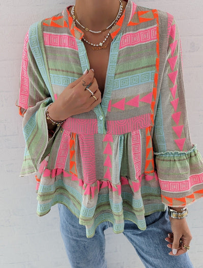Coco - Flared Style Shirt