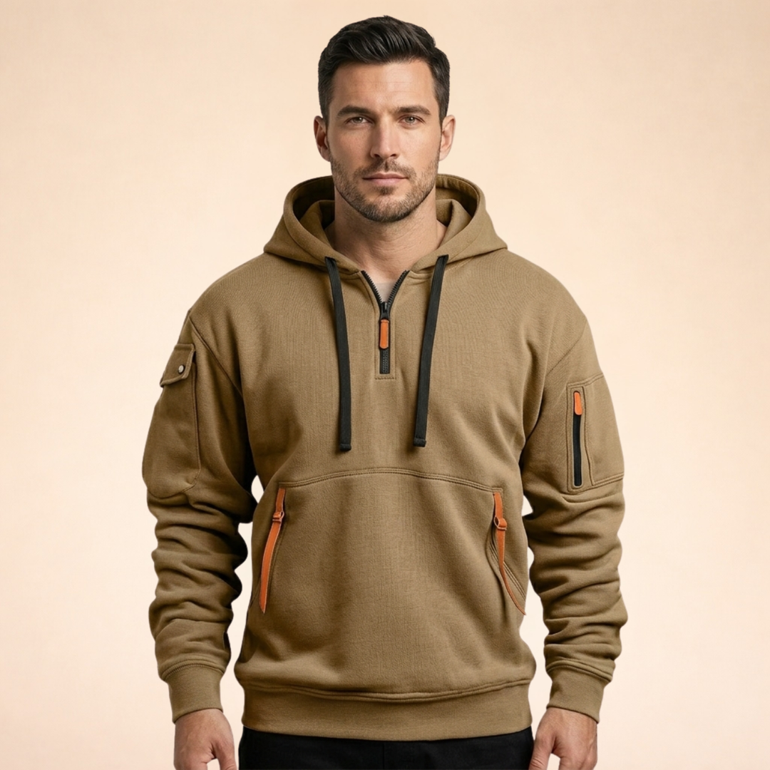 Daniel | Comfortable & Breathable Half-Zip Hoodie