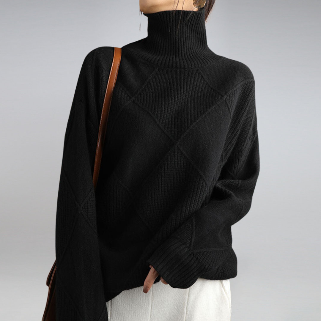 Maisie | Cashmere turtleneck sweater