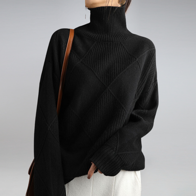 Maisie | Cashmere turtleneck sweater