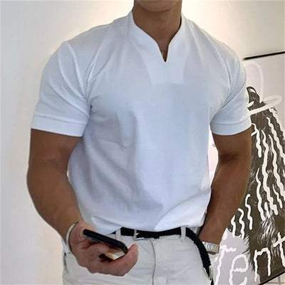 Charles | Short Sleeves V-Neck Shirt