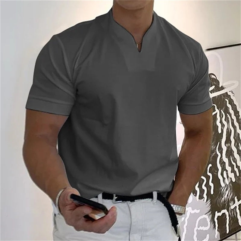 Charles | Short Sleeves V-Neck Shirt