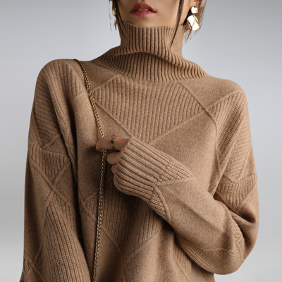 Maisie | Cashmere turtleneck sweater
