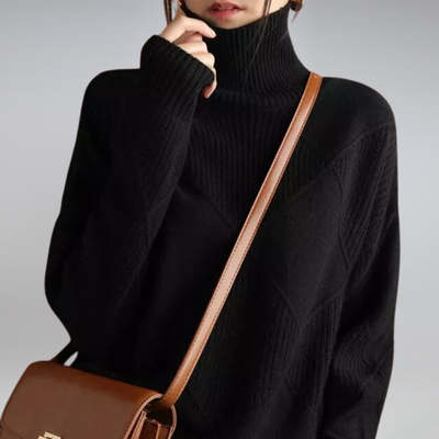 Maisie | Cashmere turtleneck sweater
