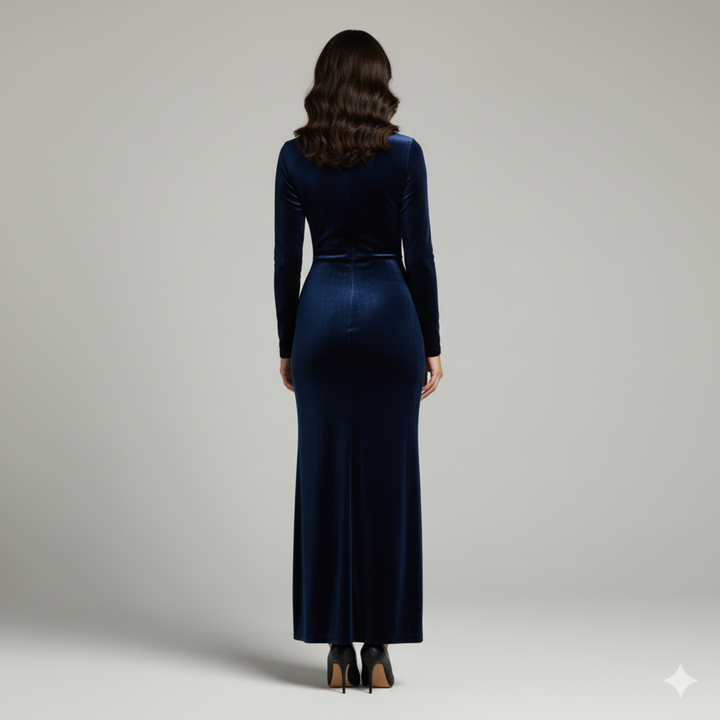 Marie | Elegant Long Sleeves Maxi Dress