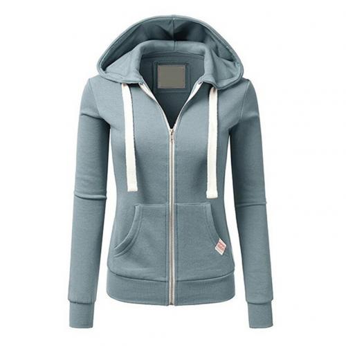 Andrea | Checked winter hoodie with zipper