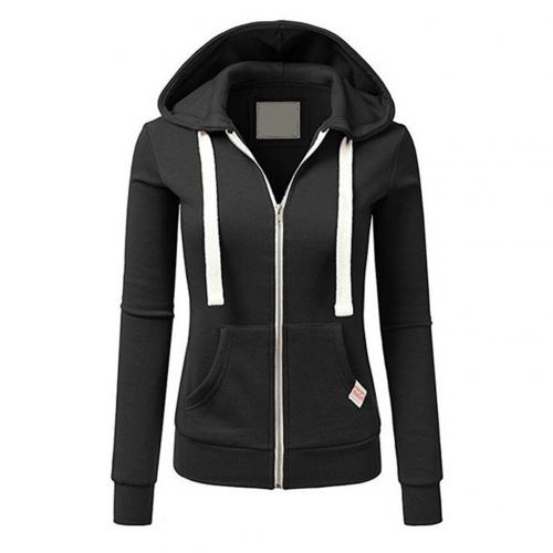 Andrea | Checked winter hoodie with zipper