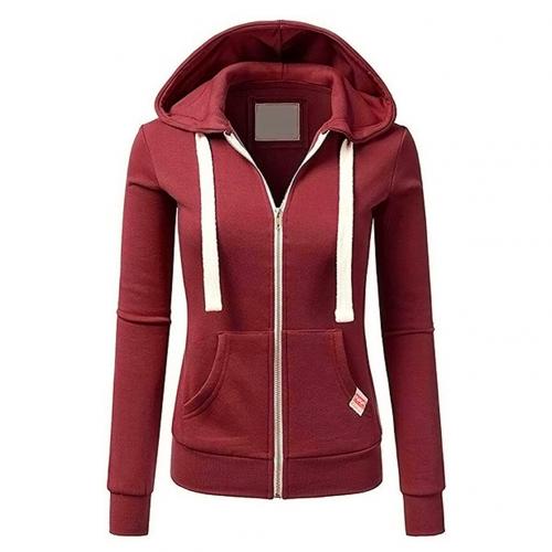 Andrea | Checked winter hoodie with zipper