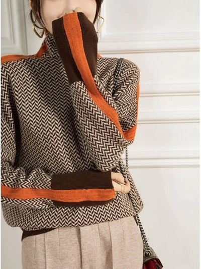 Anita | Elegant cashmere turtleneck sweater