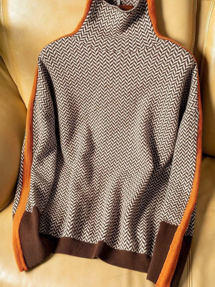 Anita | Elegant cashmere turtleneck sweater