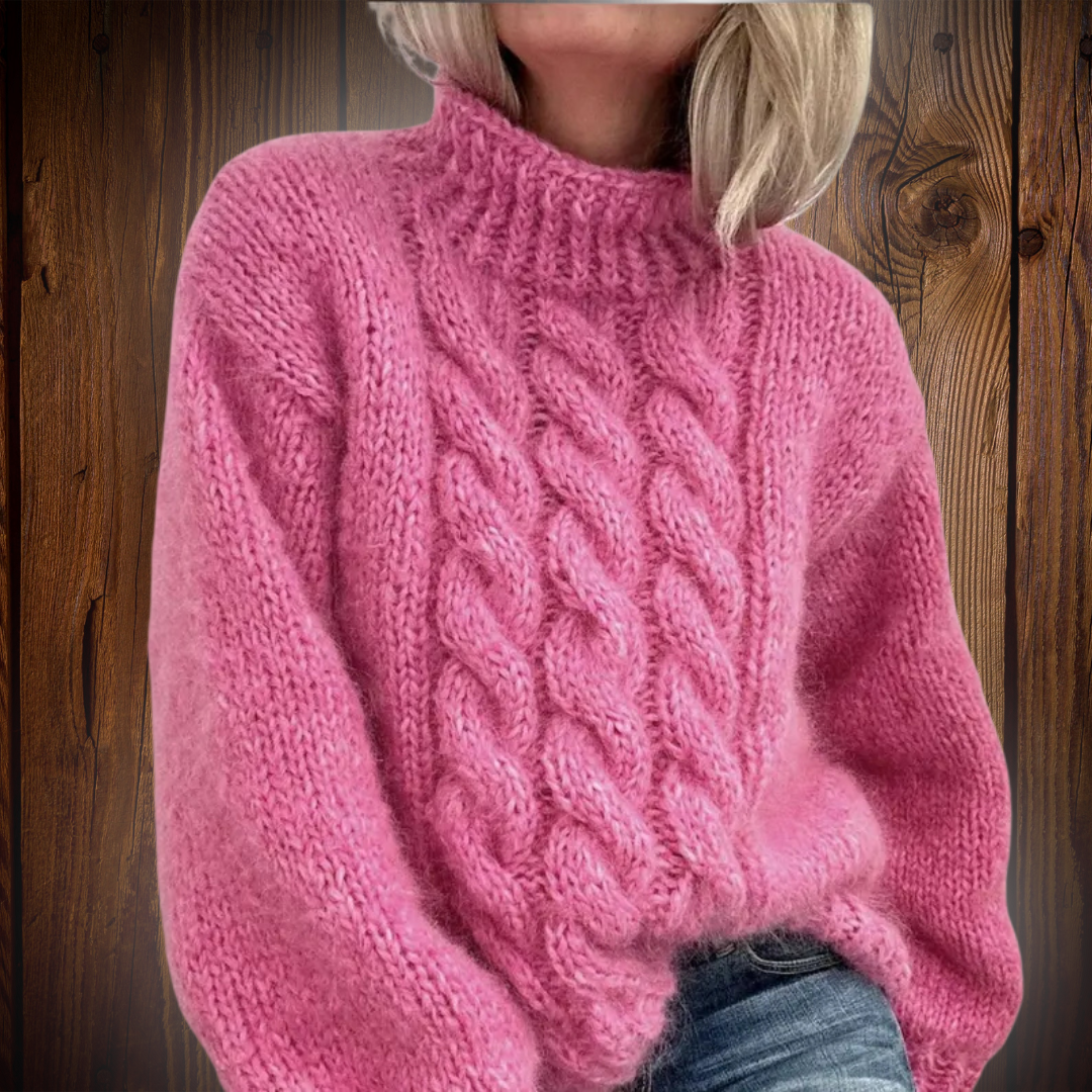 Susy | Jacquard Cozy Turtleneck Sweater