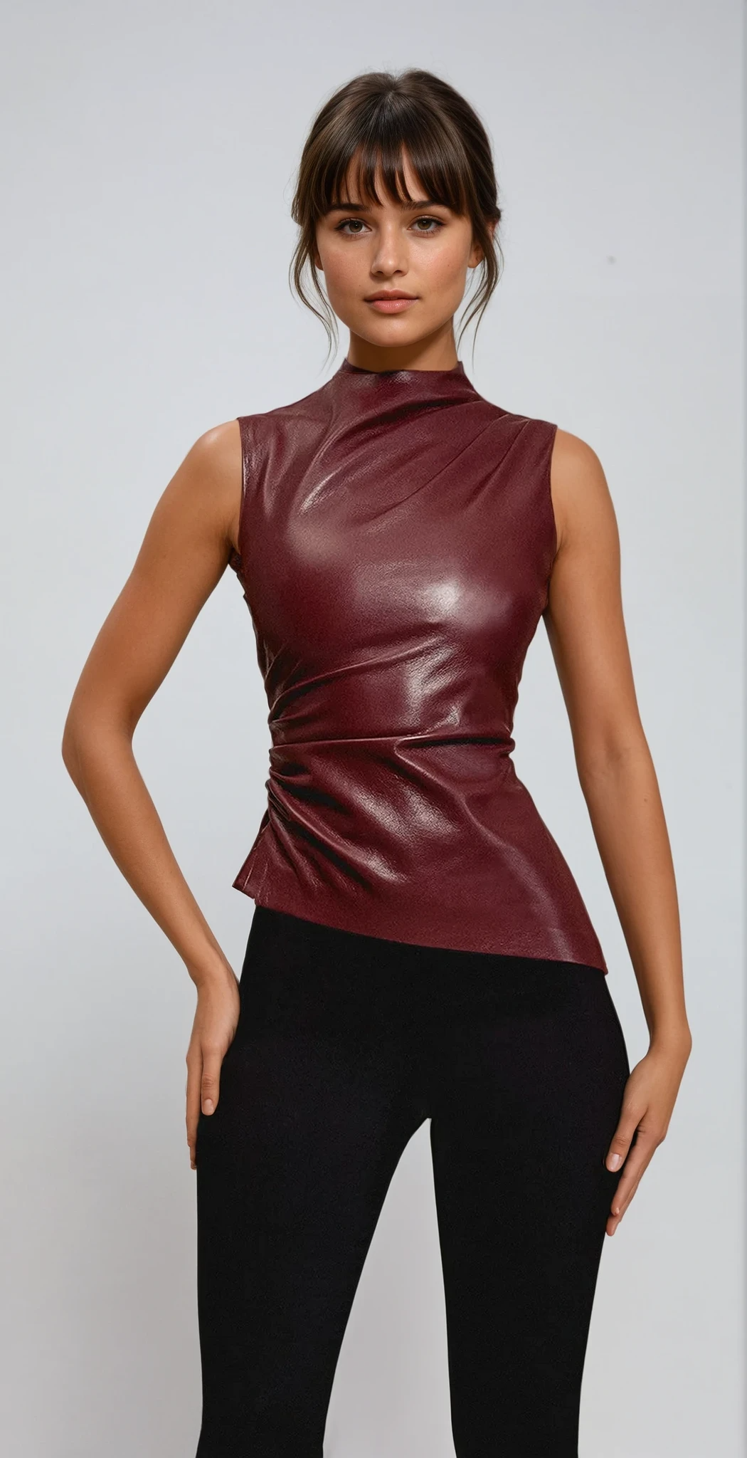 Emelda | Leather Top