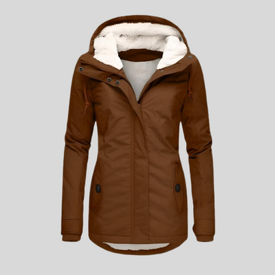 Christin | Waterproof long coat with hood