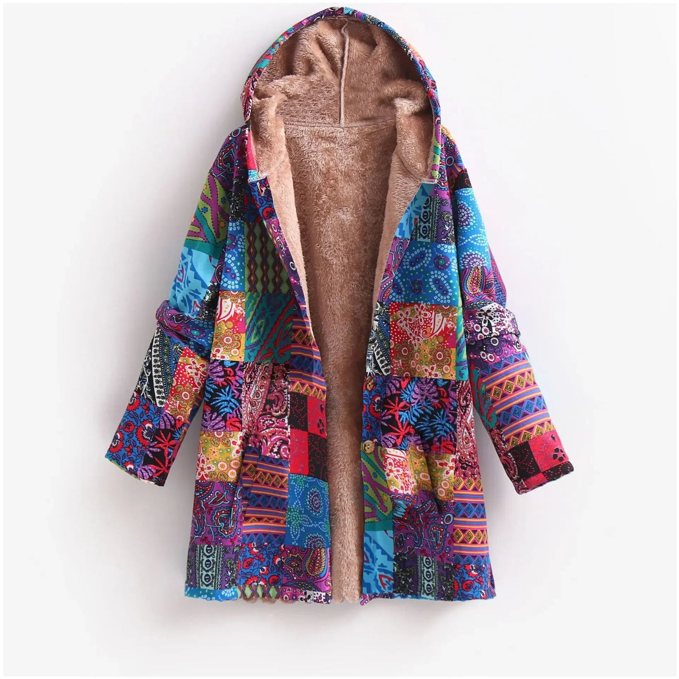 Christina | Brightly colored fleece jacket