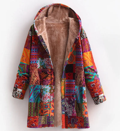 Christina | Brightly colored fleece jacket