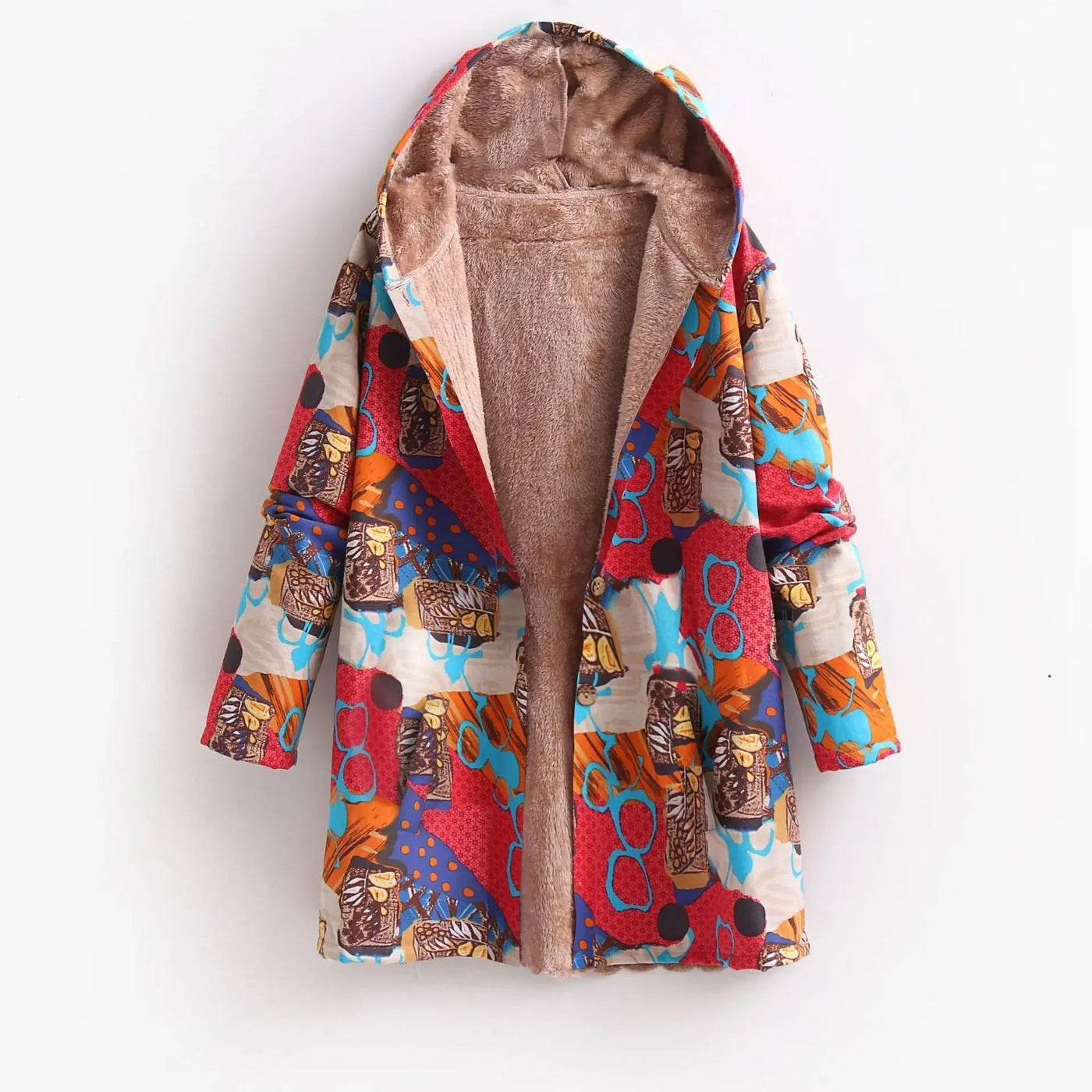 Christina | Brightly colored fleece jacket