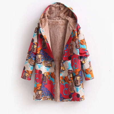 Christina | Brightly colored fleece jacket