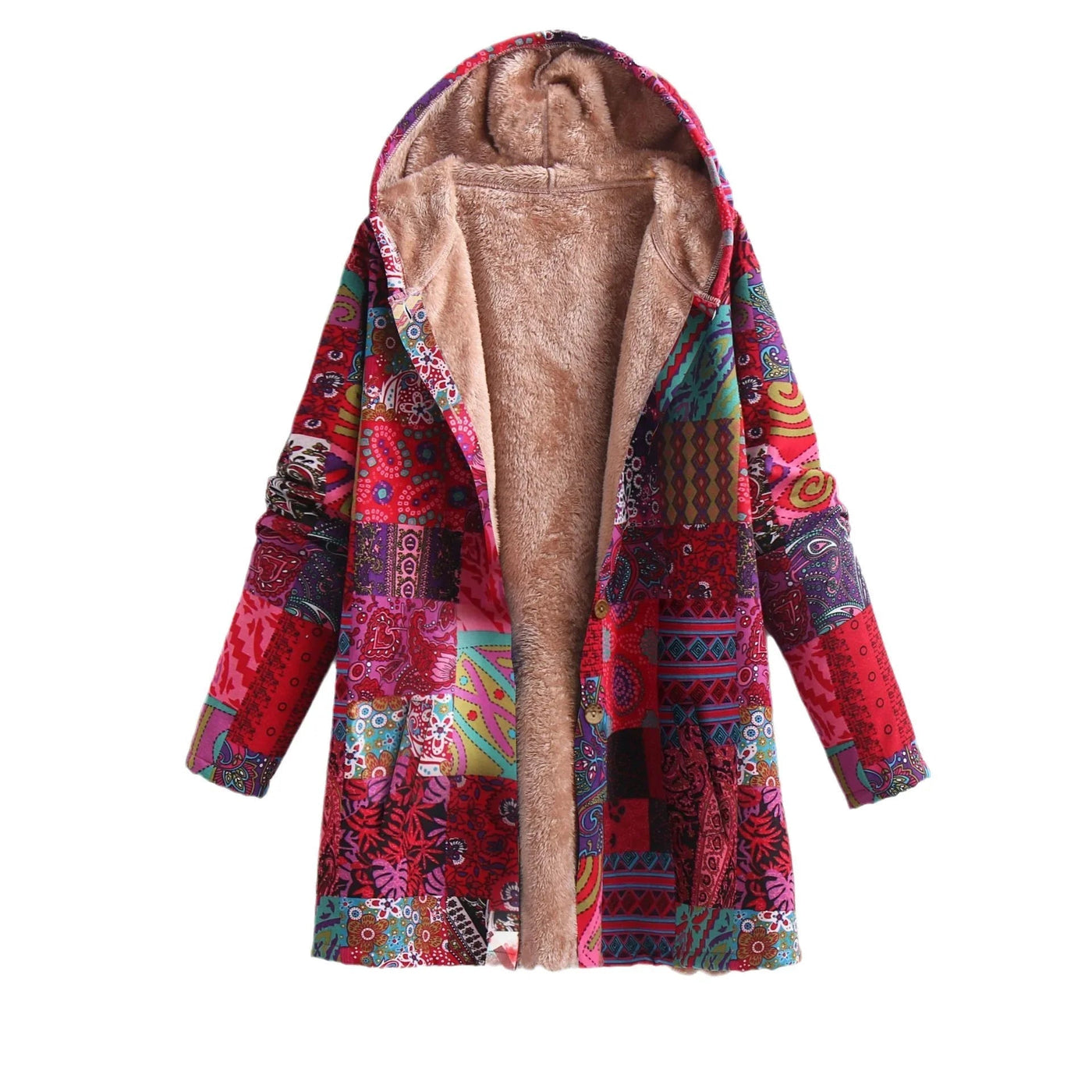 Christina | Brightly colored fleece jacket