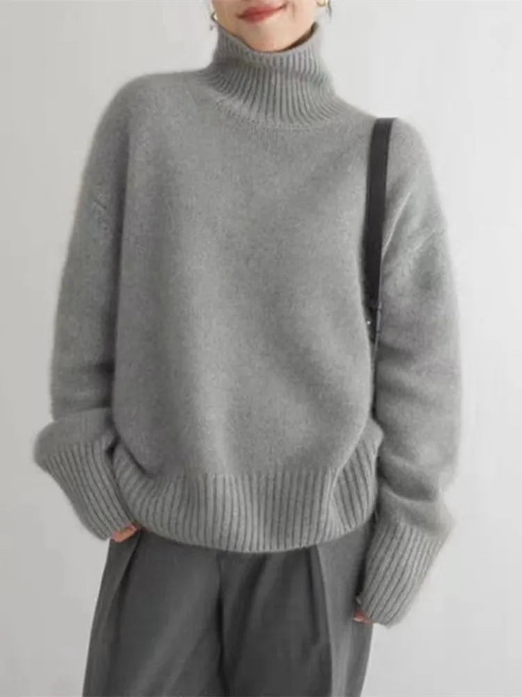 Freya | Cashmere turtleneck sweater
