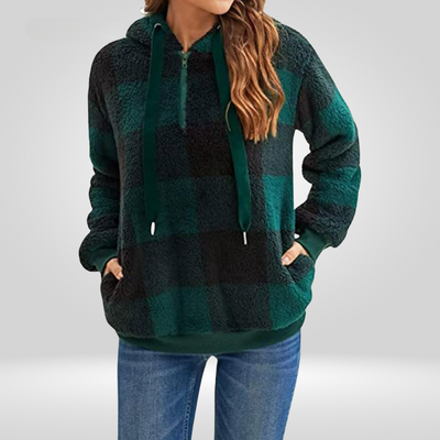 Daniela | Classic half zip hoodie