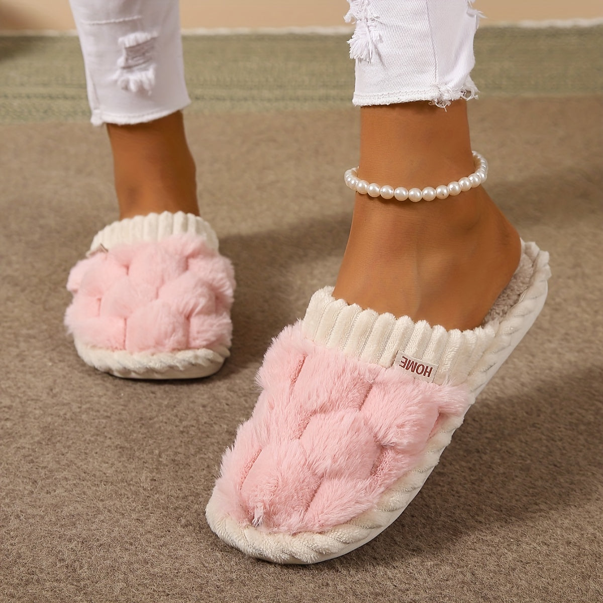Francesca | Soft winter non slip sole slippers