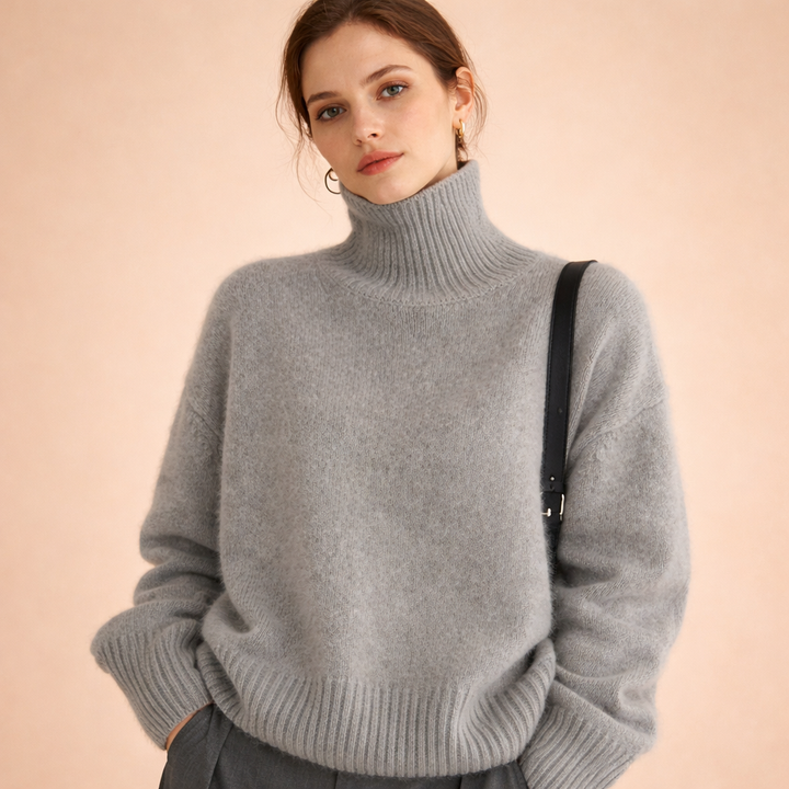 Freya | Cashmere turtleneck sweater 5