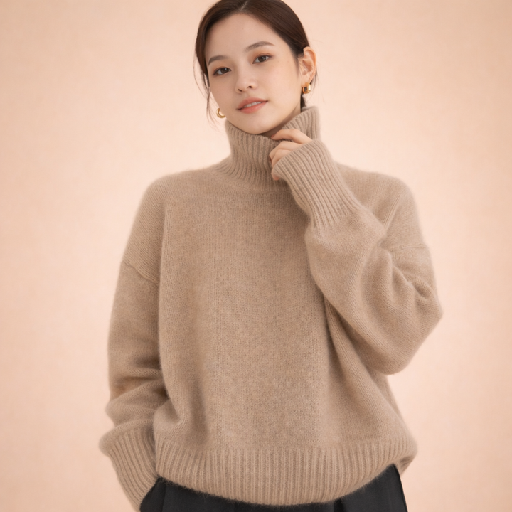 Celeste | Luxurious Cashmere Turtleneck Sweater