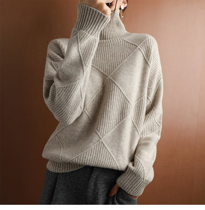 Maisie | Cashmere turtleneck sweater