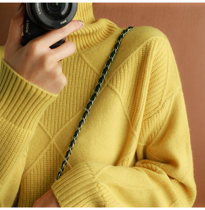 Maisie | Cashmere turtleneck sweater