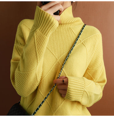 Maisie | Cashmere turtleneck sweater