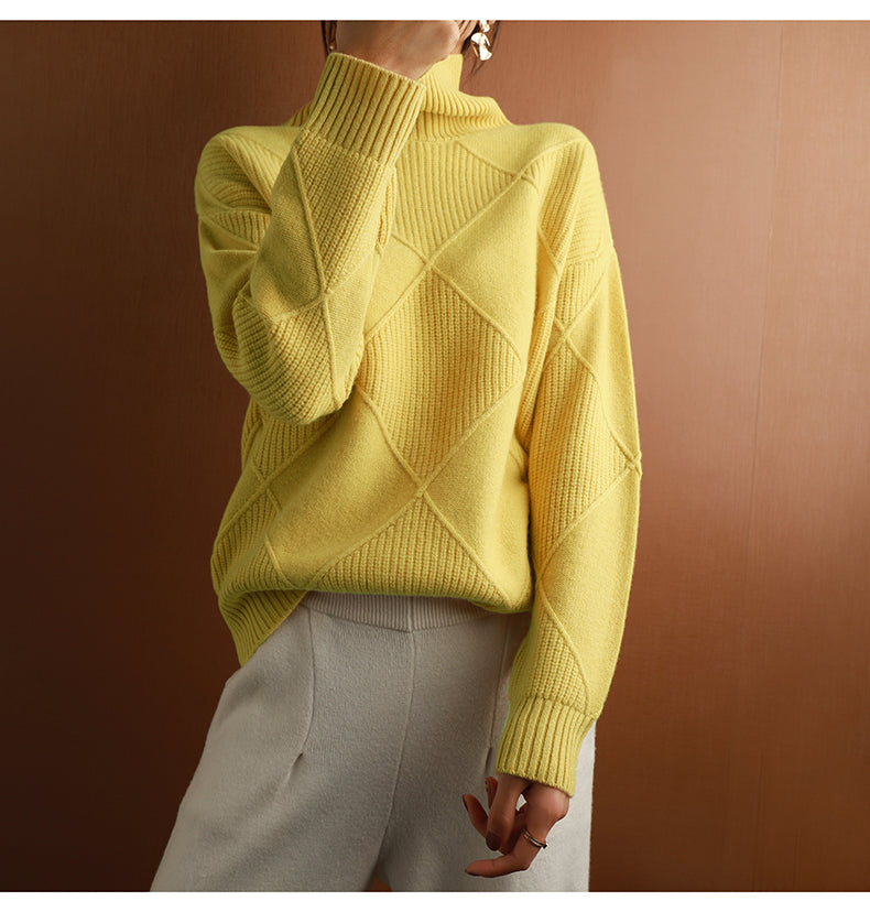 Maisie | Cashmere turtleneck sweater