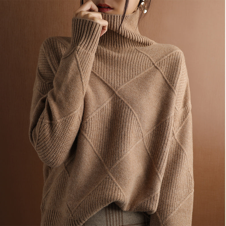 Maisie | Cashmere turtleneck sweater