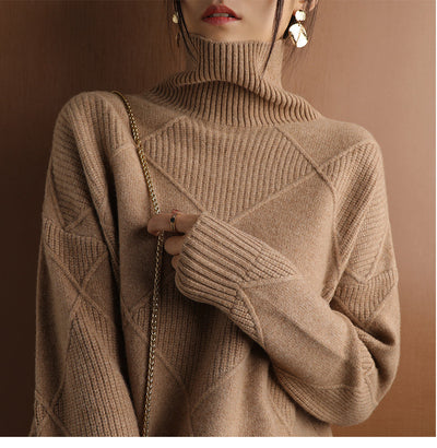 Maisie | Cashmere turtleneck sweater