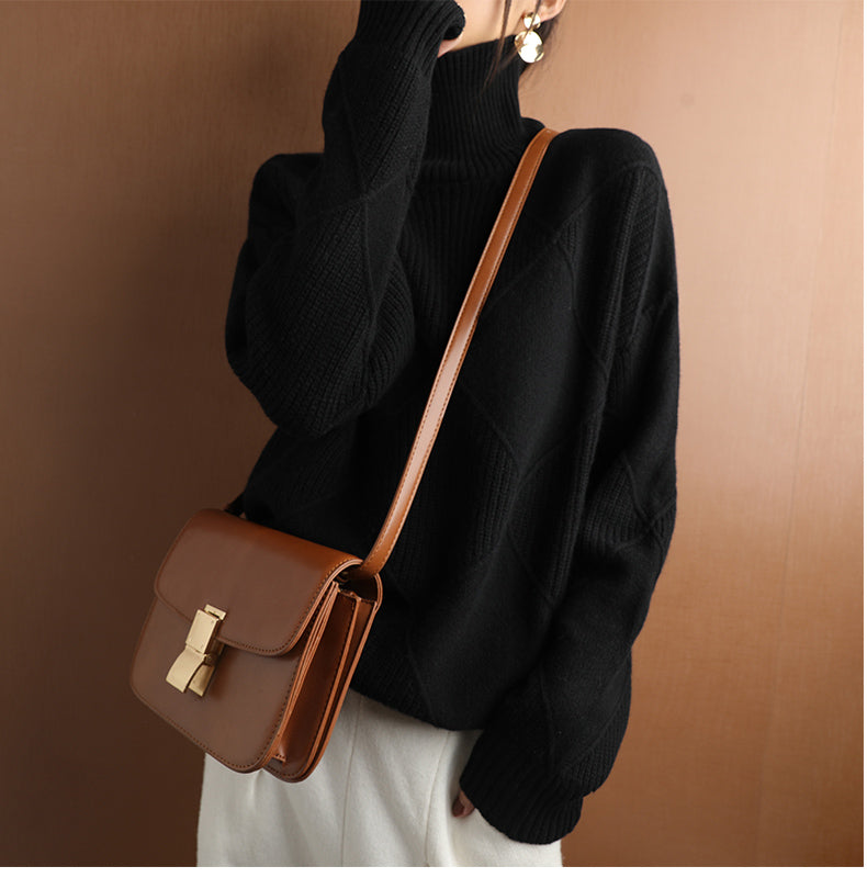 Maisie | Cashmere turtleneck sweater