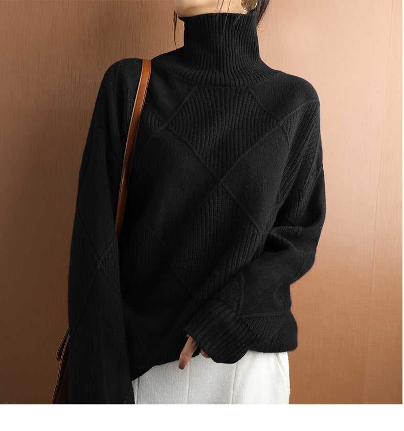 Maisie | Cashmere turtleneck sweater
