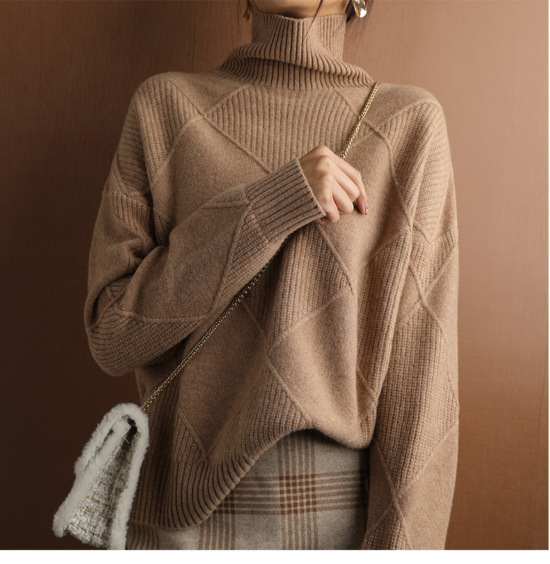 Maisie | Cashmere turtleneck sweater
