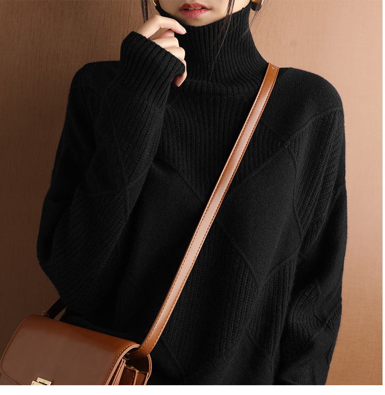 Maisie | Cashmere turtleneck sweater