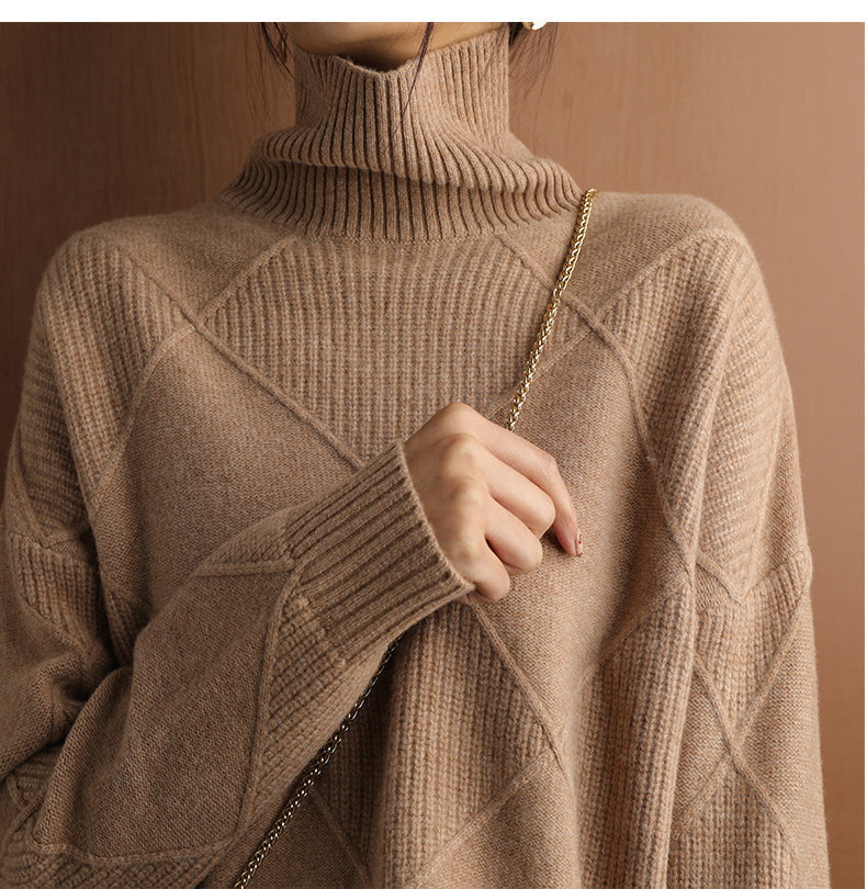 Maisie | Cashmere turtleneck sweater
