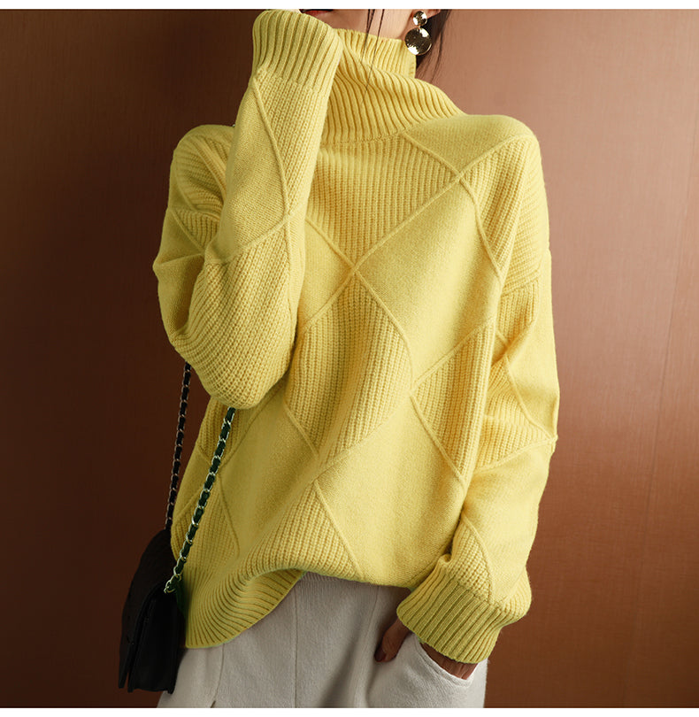 Maisie | Cashmere turtleneck sweater