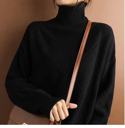 Maisie | Cashmere turtleneck sweater