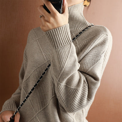 Maisie | Cashmere turtleneck sweater