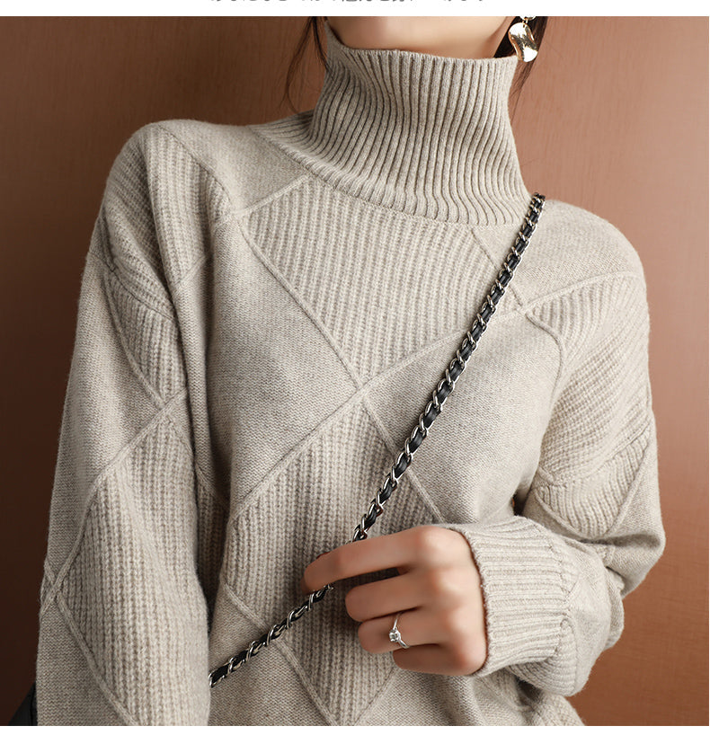Maisie | Cashmere turtleneck sweater