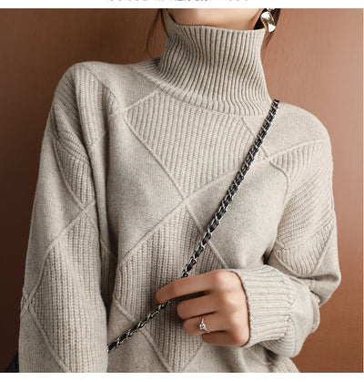 Maisie | Cashmere turtleneck sweater