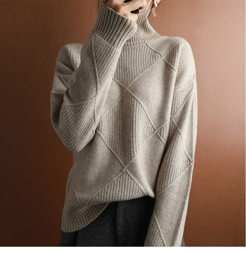 Maisie | Cashmere turtleneck sweater